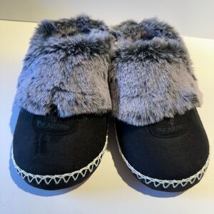 BearPaw Women's  Microsuede Clog Slippers Anthracite Medium